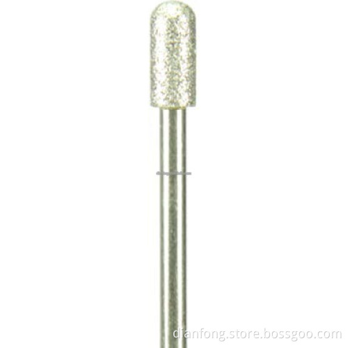 141-040M HP Shank Cylindrical End Hemisherical Shape Coating Diamond Low Speed cutter
